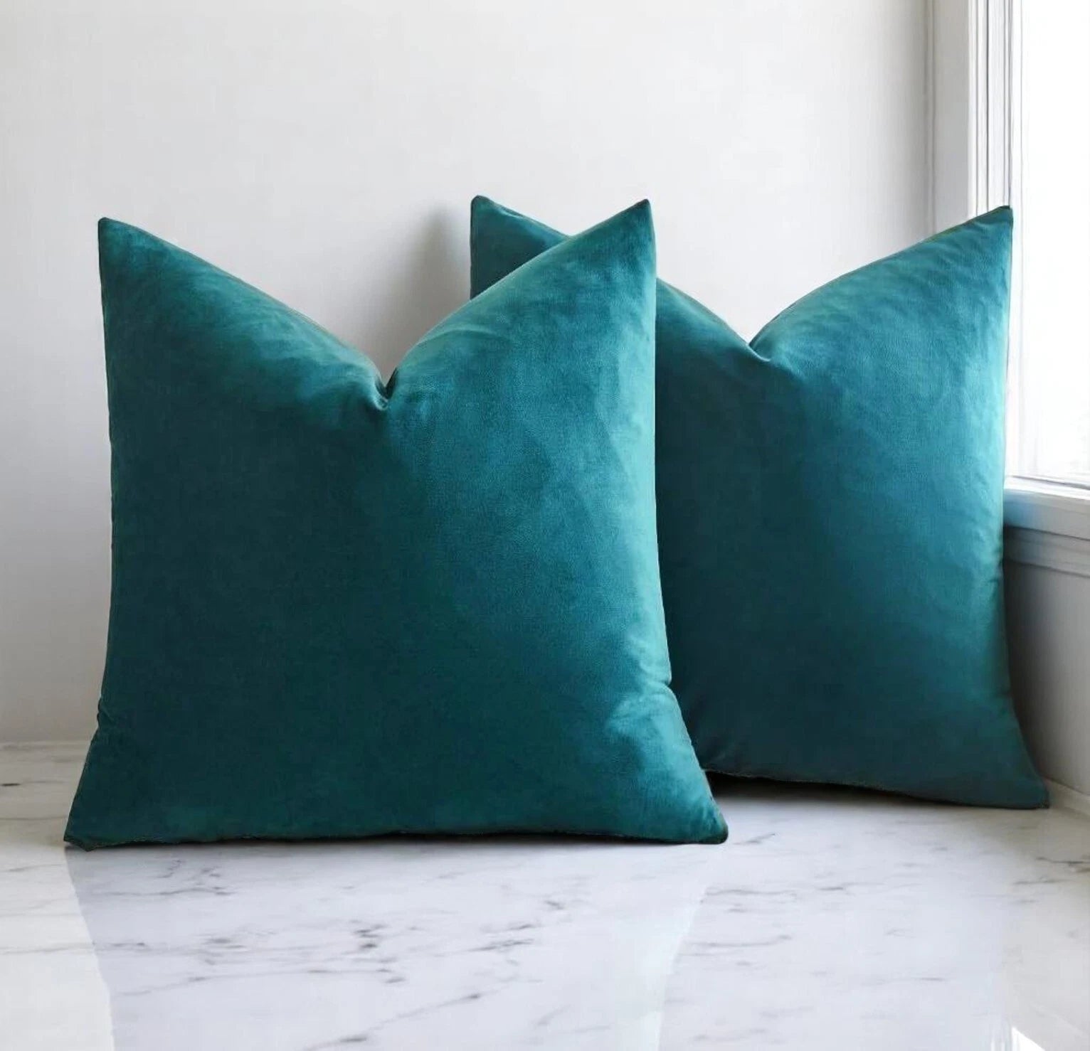 New Velvet Cushion Cover – Decorative Pillowcase for Home or Hotel Pack of 2.