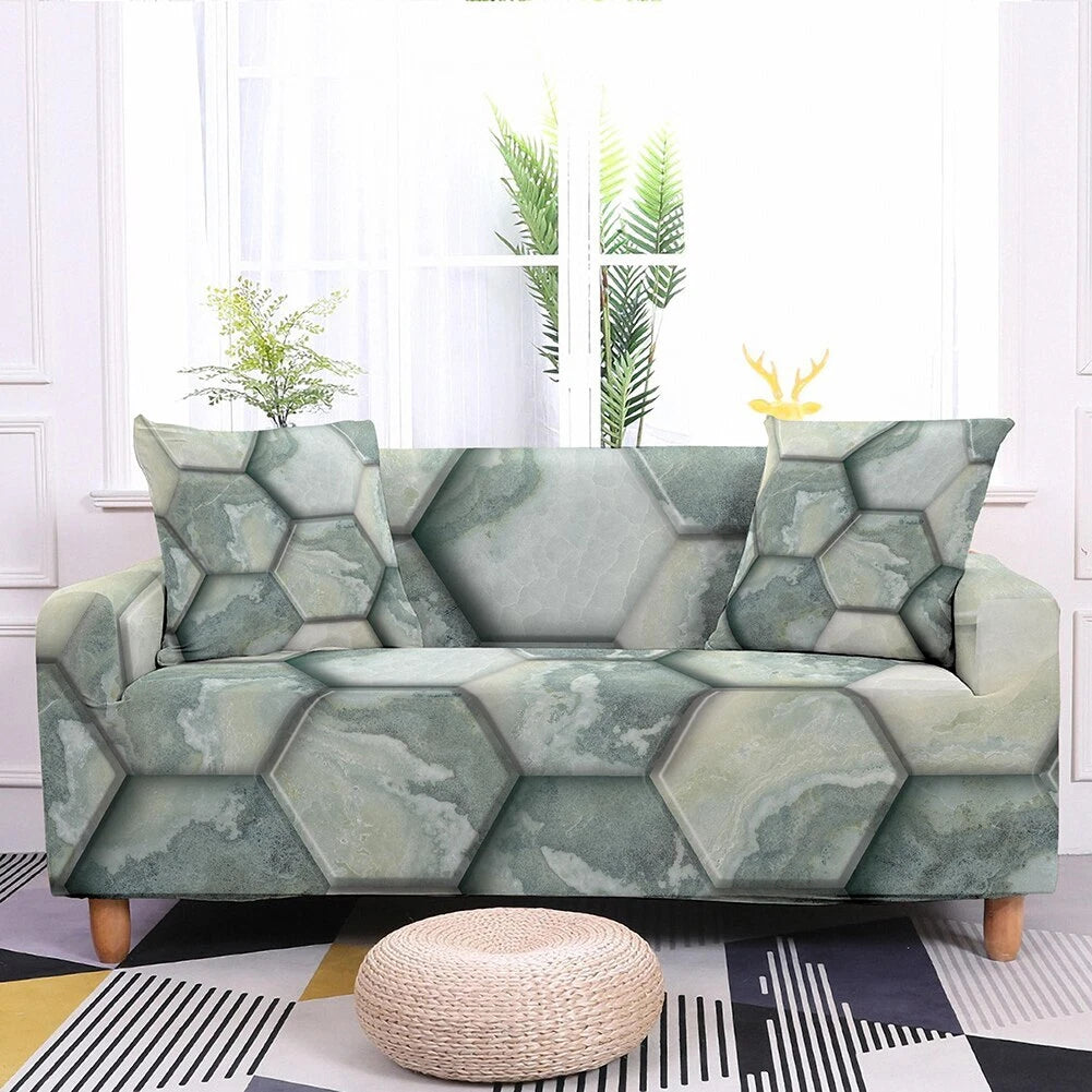 Geometric Printed Elastic Sofa Covers Seater Cover for Living Room Corner
