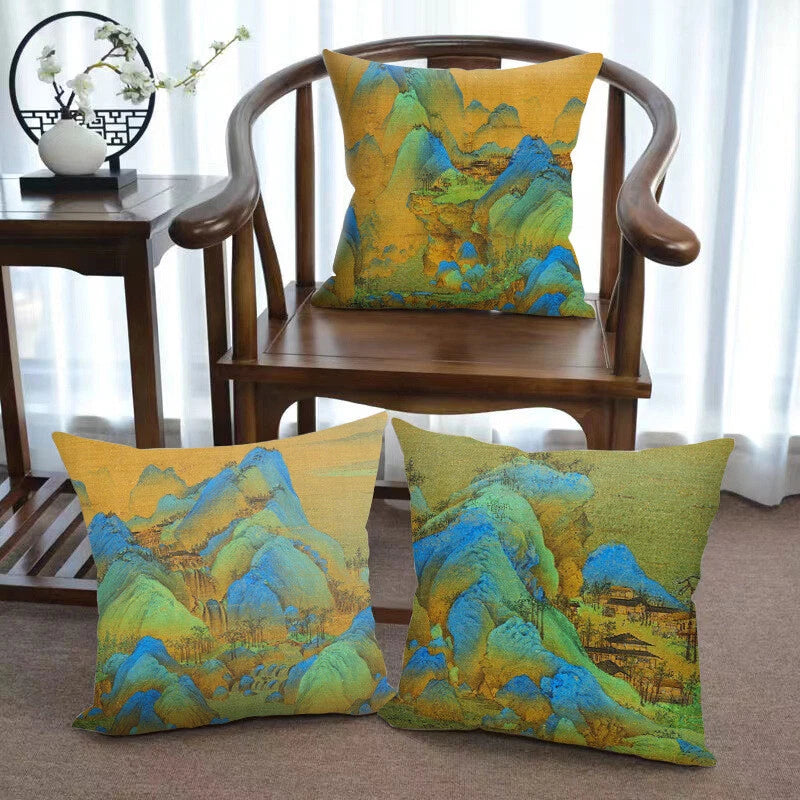 Chinese Style Sofa Bed Pillowslips Throw Pillow Covers Cushion Cases Home Decor