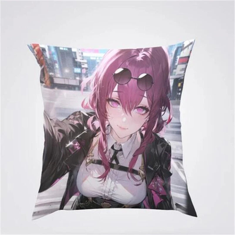 Anime Cartoon Honkai Star Rail Print Cushion Cover Sofa Home Decor Pillowcase