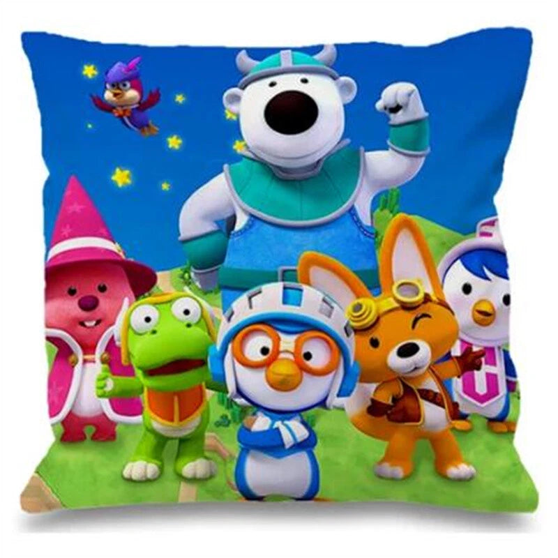 P-pororo Modern Home Products Decorative for Sofa Cushion Cover Pillowcase