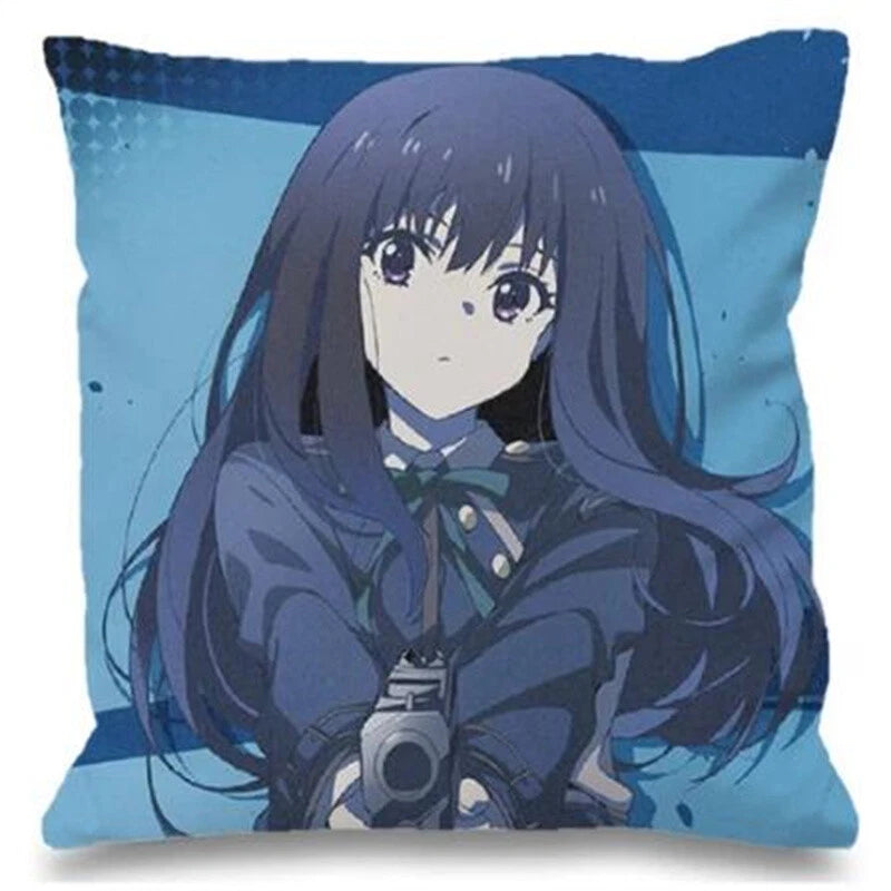 Decorative Cushions for Sofa Cover for Lycoris Recoil Bedroom Bed Pillowcase