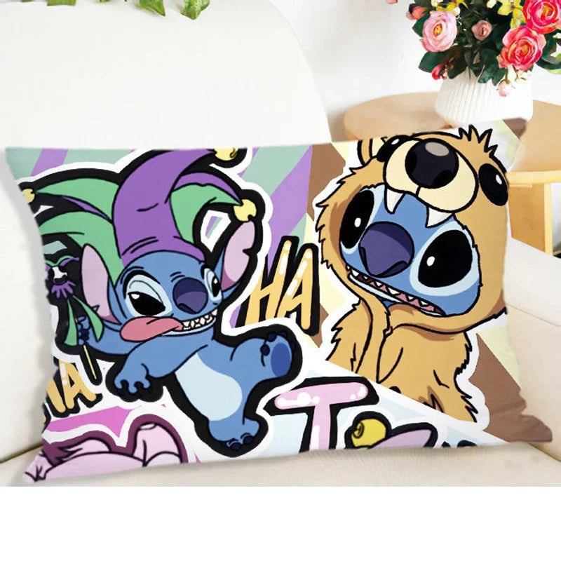 Stitch Pillowcase Room Bed Sleeping Pillowcase Living Room Sofa Cushion Cover