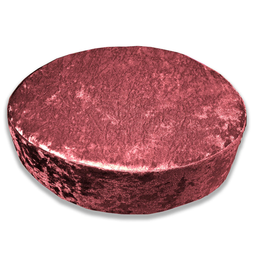 Mv08 Shery-Red Crushed Velvet Sofa Seat Patio Bench Cushion Bolster Cover/Runner