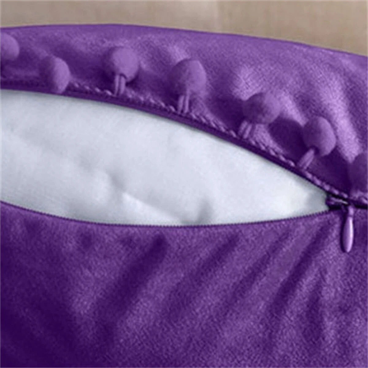 Pom Pom Velvet Cushion Covers Soft Throw Pillow Cases Sofa Car Bed Home Decor