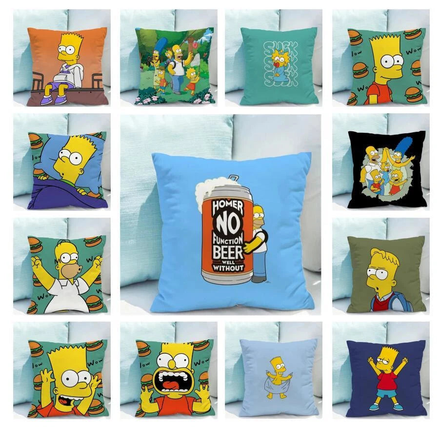 Pillowcases S-simpsones Pillow Cover for Sofa Bed Home Decor Cushion Covers