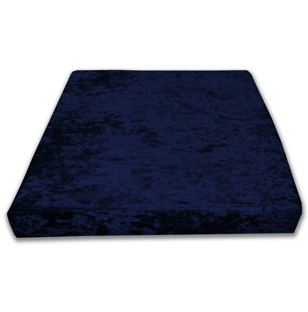Mv35 R-Blue Crush Velvet Sofa Seat Patio Bench Box Cushion Bolster Cover/Runner