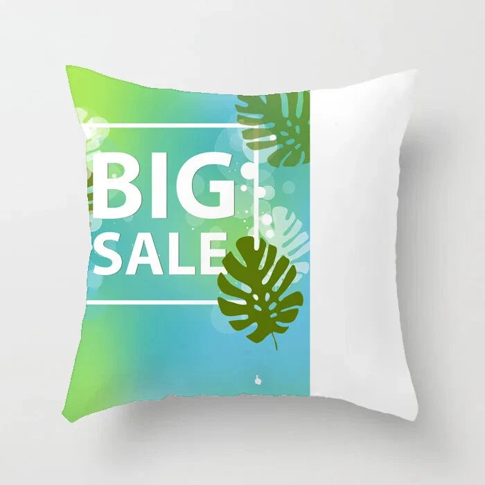 Cactus Succulent Plants Pillowcase Decor Sofa Cushion Case Bed Pillow Cover