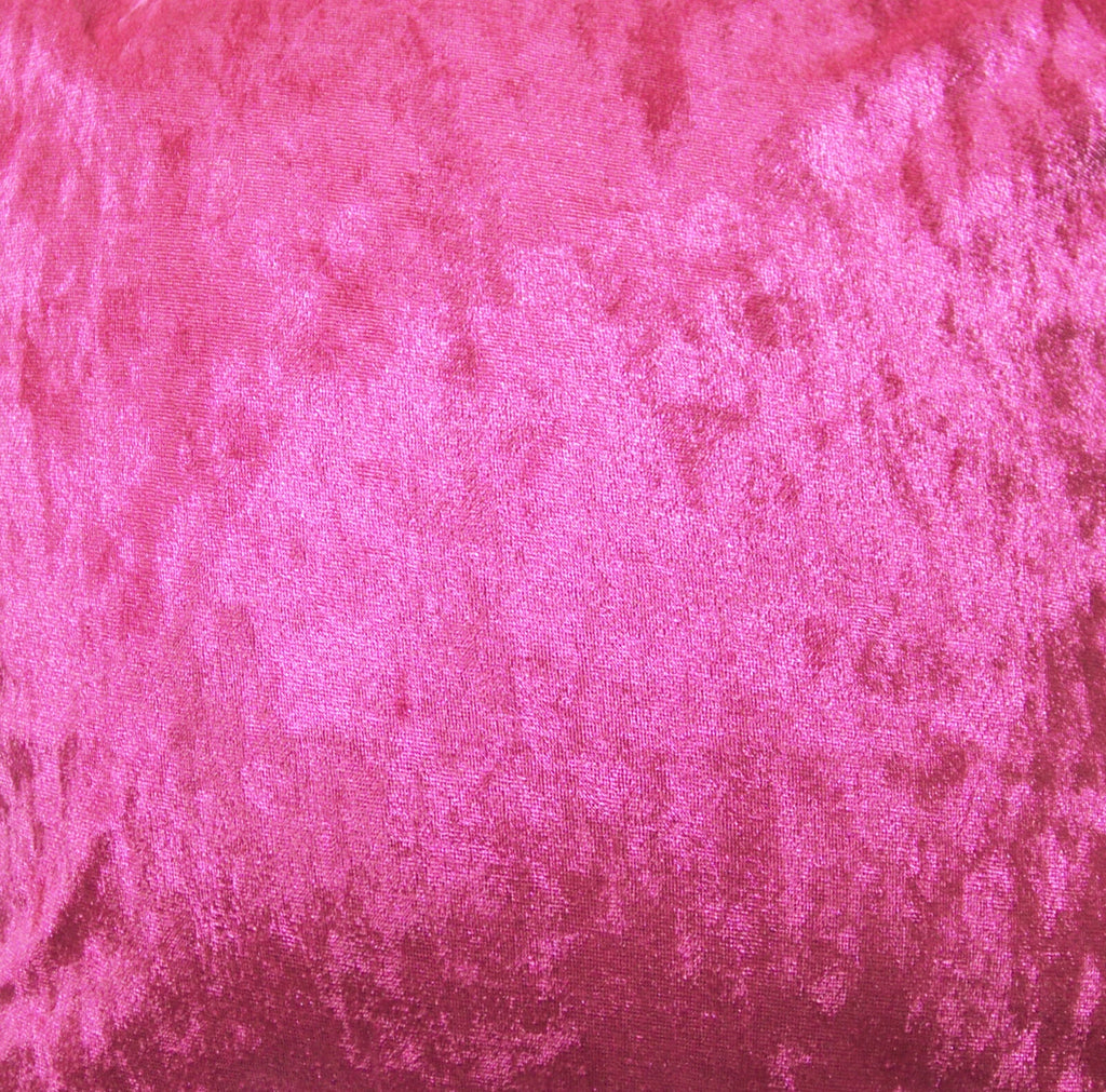 Mv99 H-Pink Crush Velvet Sofa Seat Patio Bench Box Cushion Bolster Cover/Runner