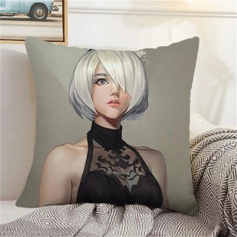 Nier Automata Decorative Sofa Cushion Cover Pillowcases for Cushions Covers