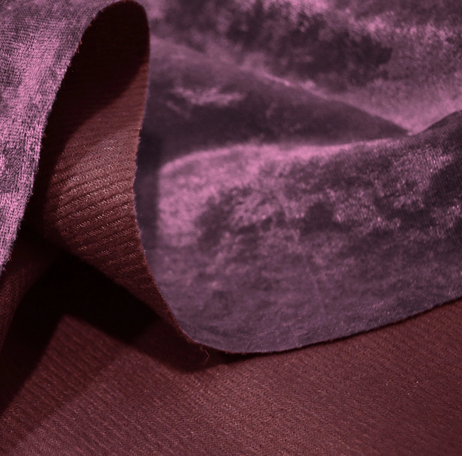 Mv07 Purple Crush Velvet Sofa Seat Patio Bench Box Cushion Bolster Cover/Runner