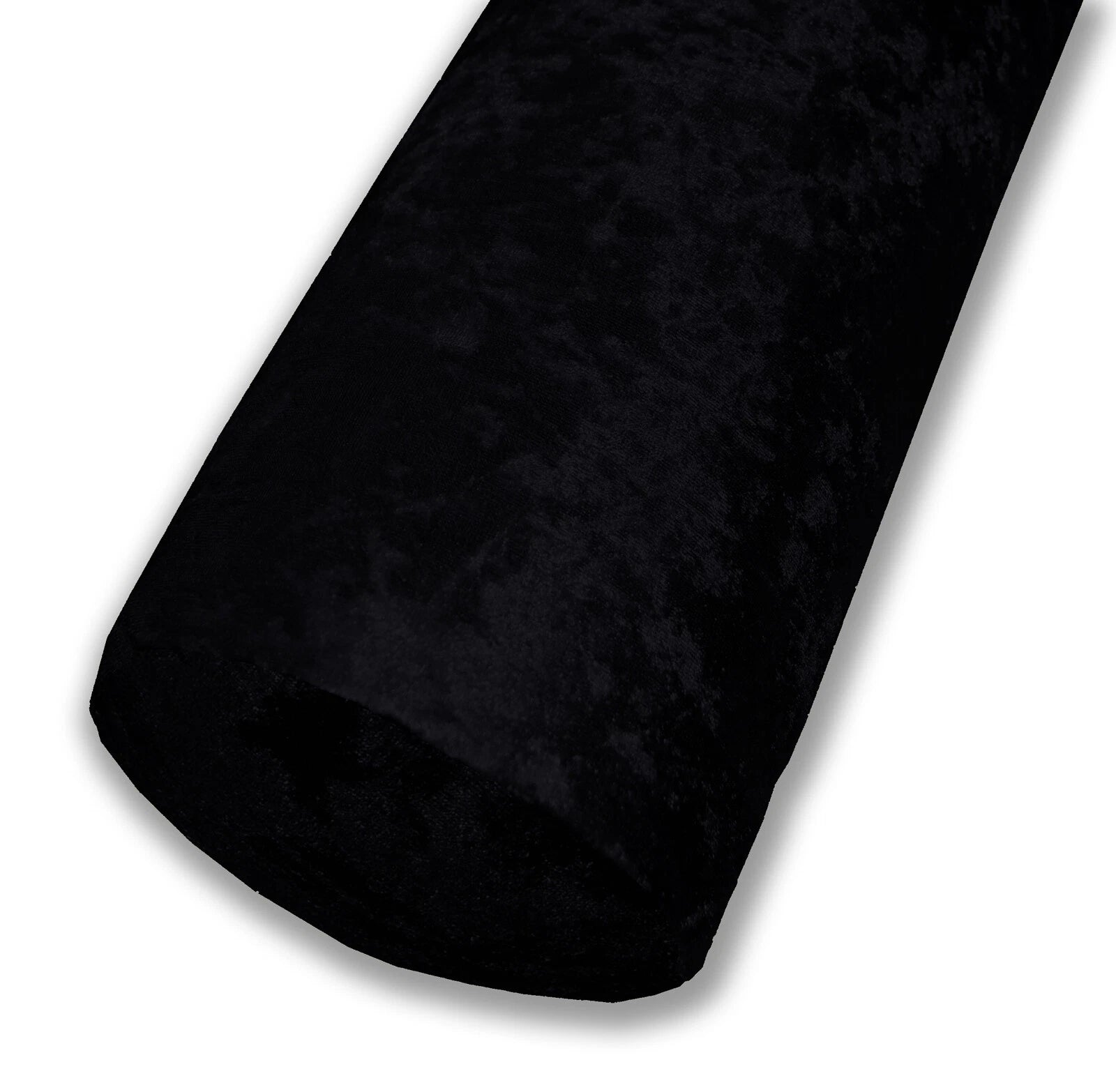 Mv36 Black Crushed Velvet Sofa Seat Patio Bench Box Cushion Bolster Cover/Runner
