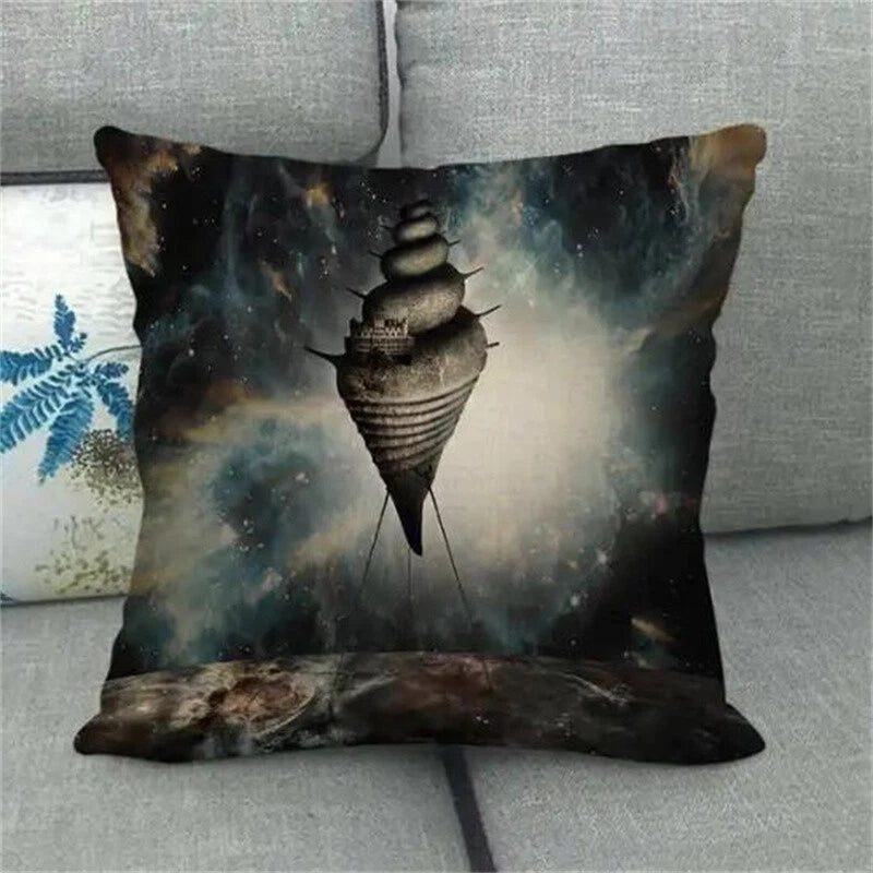Planet Space Galaxy Planet Pillow Case Home Decorative Cushions for Sofa Room