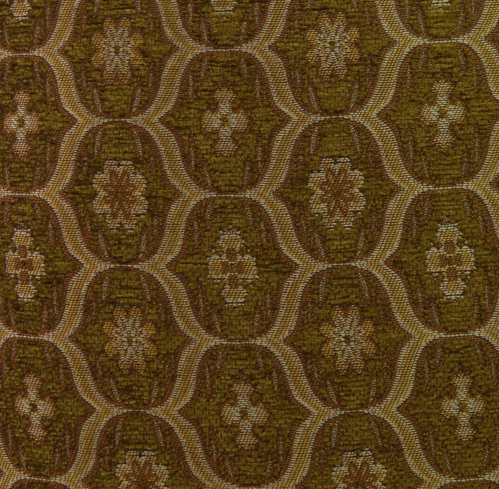 We62 -Olive Brown Eye Flora Damask Bolster Case/Pillow/Sofa Seat Cushion Cover