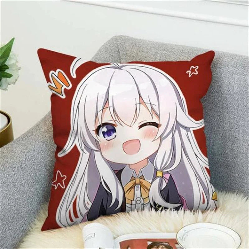Wandering Witch Pillow Cases Decorative Cushions Cover for Sofa Decor Pillowcase