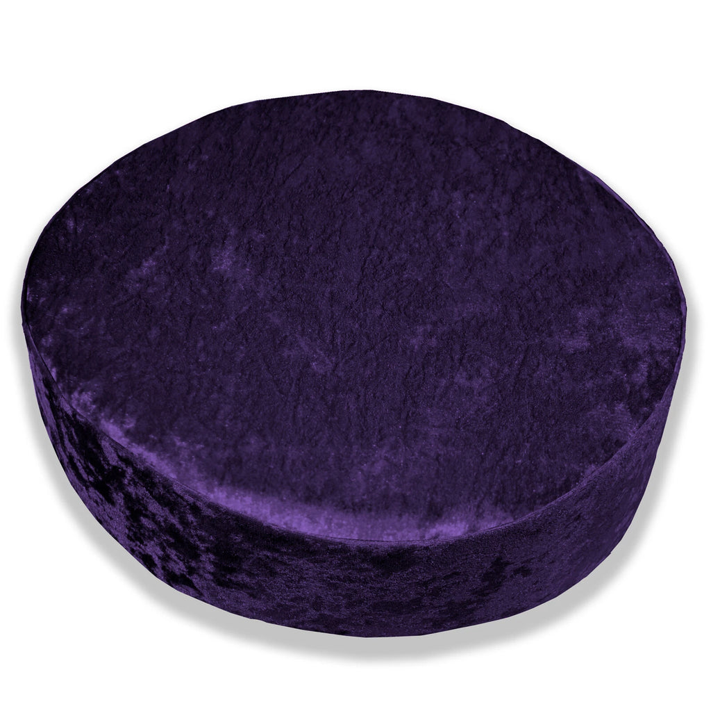 Mv29 Voilet Crush Velvet Sofa Seat Patio Bench Box Cushion Bolster Cover/Runner