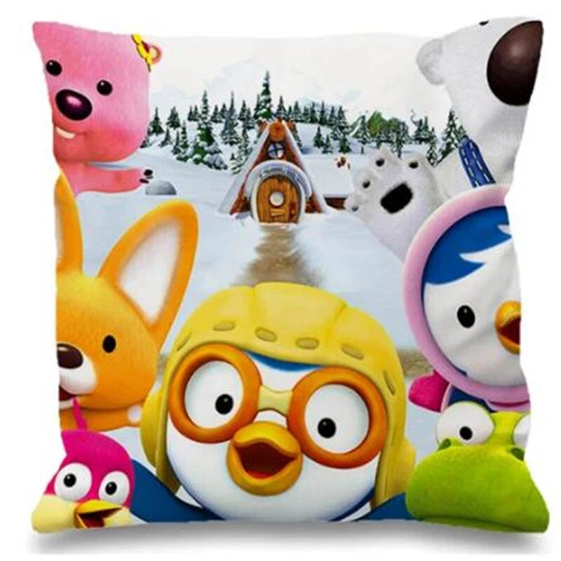 P-pororo Modern Home Decoration Products for Sofa Cushions Covers Pillowcase