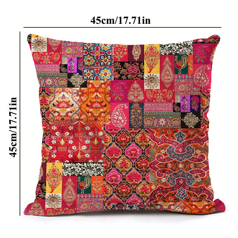 Sofa Bed Printed Pillowcase Ethnic Cushion Cover Throw Pillow Case Home Decor