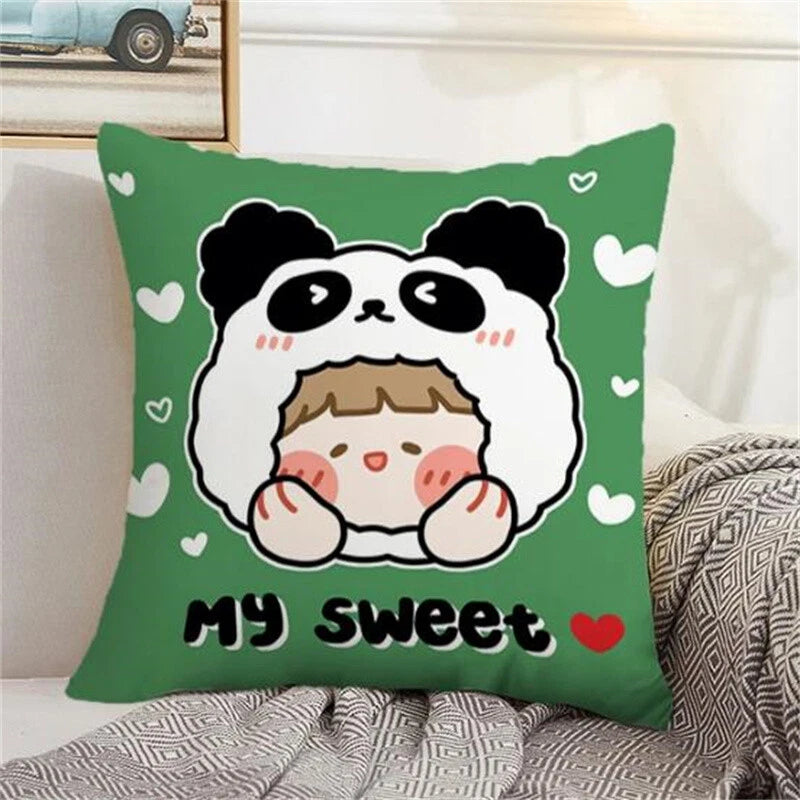Home Decor Rorojump Pillow Cover Pillowcases for Cushion Covers Sofa Anime