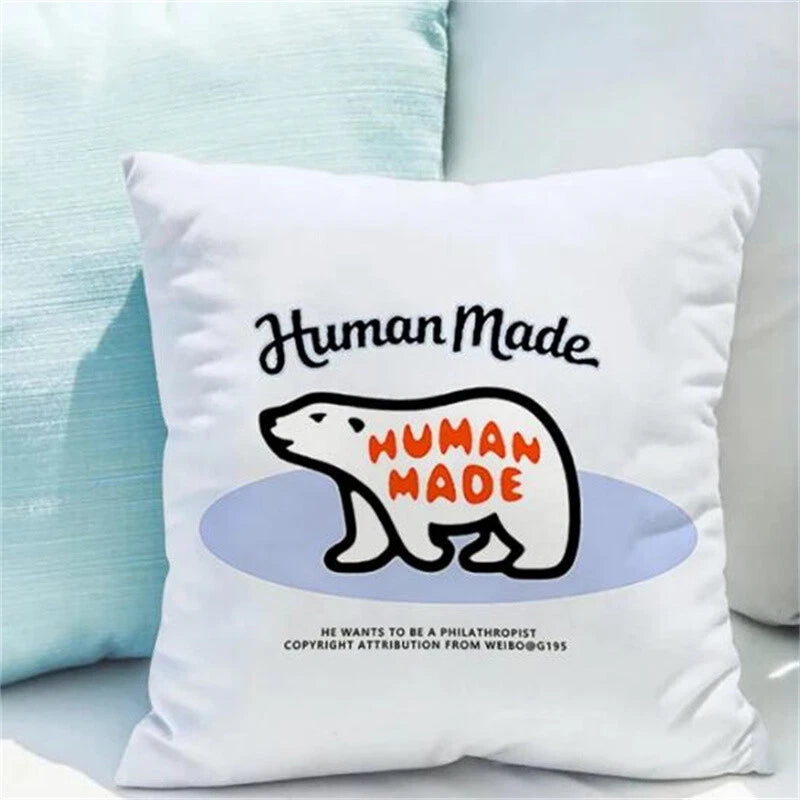 Bed Pillowcases Cushion Human Mades Car Sofa Pillow Cover Print Home Decor