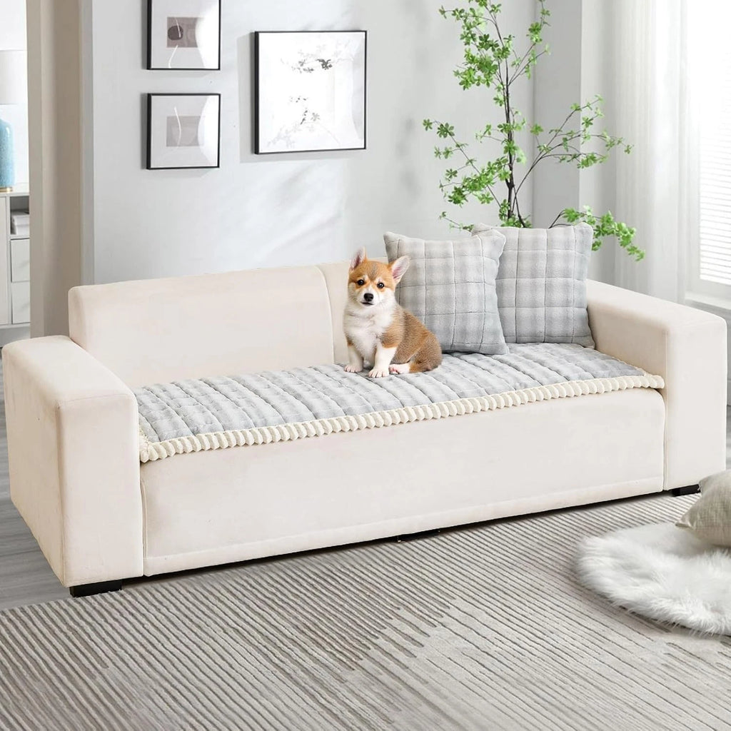 Velvet Couch Covers Sofa Cushion Protector Pets Non Slip Dog Bed Cover Pet Mat