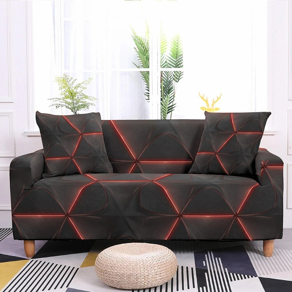 Geometric Printed Elastic Sofa Covers Seater Cover for Living Room Corner