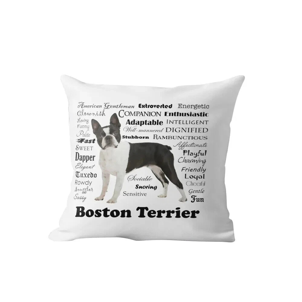 Dog Yorkie Pillow Case Pug Pillows Sofa Car Bed Sofa Pillow Case Cushion Cover
