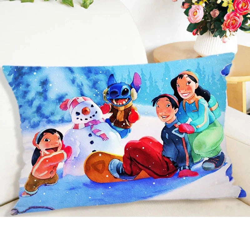 Stitch Pillowcase Room Bed Sleeping Pillowcase Living Room Sofa Cushion Cover