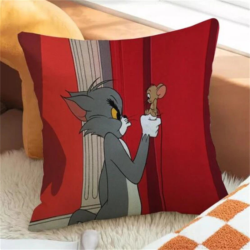 Tom Fall Pillow Cover Pillowcases for Home Decor Cushion Covers Sofa Anime