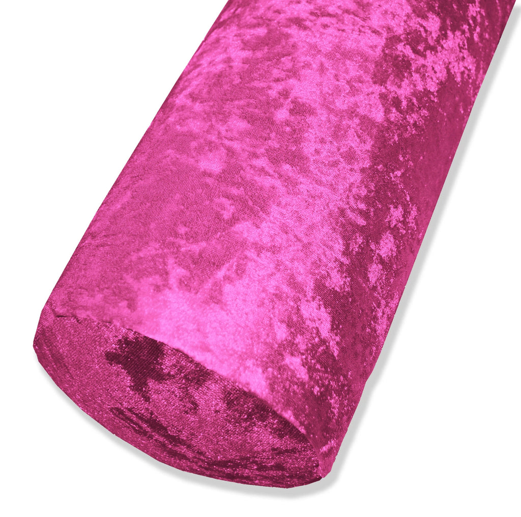 Mv99 H-Pink Crush Velvet Sofa Seat Patio Bench Box Cushion Bolster Cover/Runner