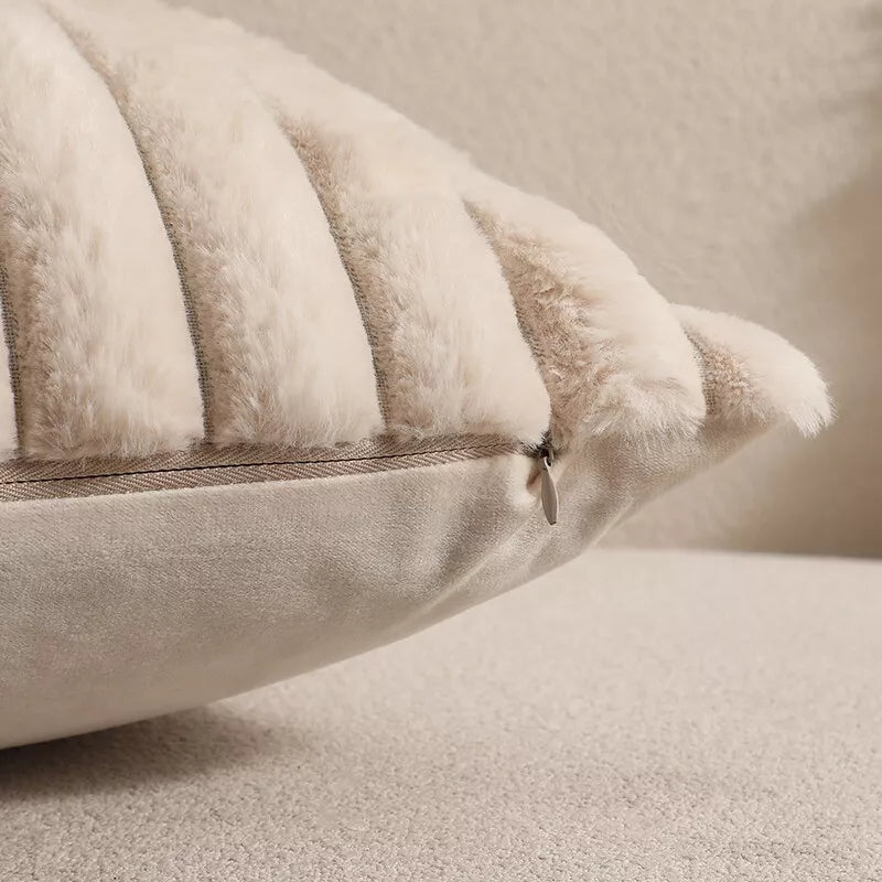 Plush Velvet Cushion Cover Sofa Bed Soft Plain Pillow Case 16" 18" 20" 22" 24"