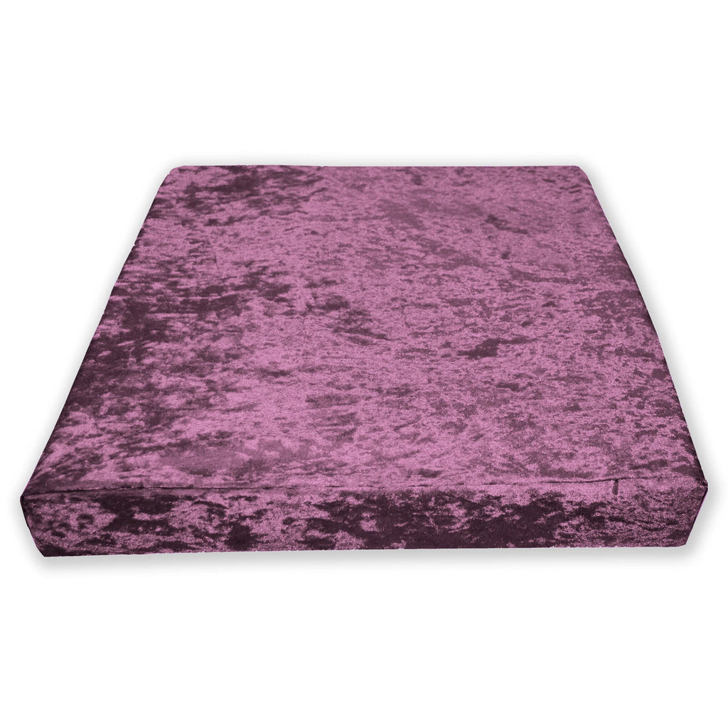Mv07 Purple Crush Velvet Sofa Seat Patio Bench Box Cushion Bolster Cover/Runner