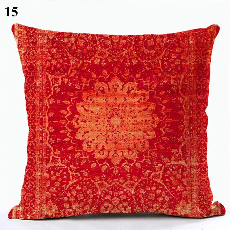 Sofa Bed Printed Pillowcase Ethnic Cushion Cover Throw Pillow Case Home Decor