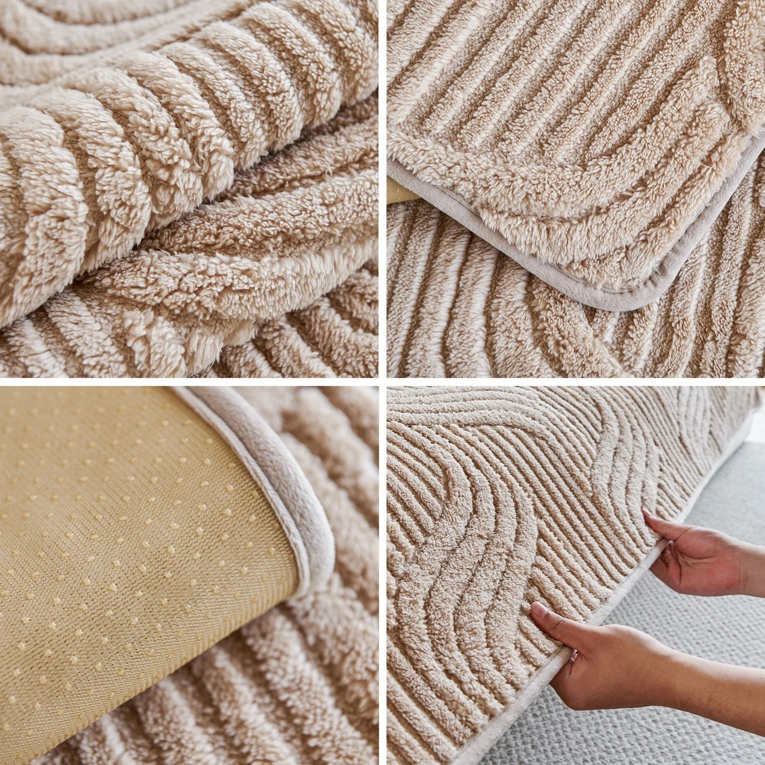 Washable sofa cover, pillowcase, anti-slip decoration for sofa seat cushion