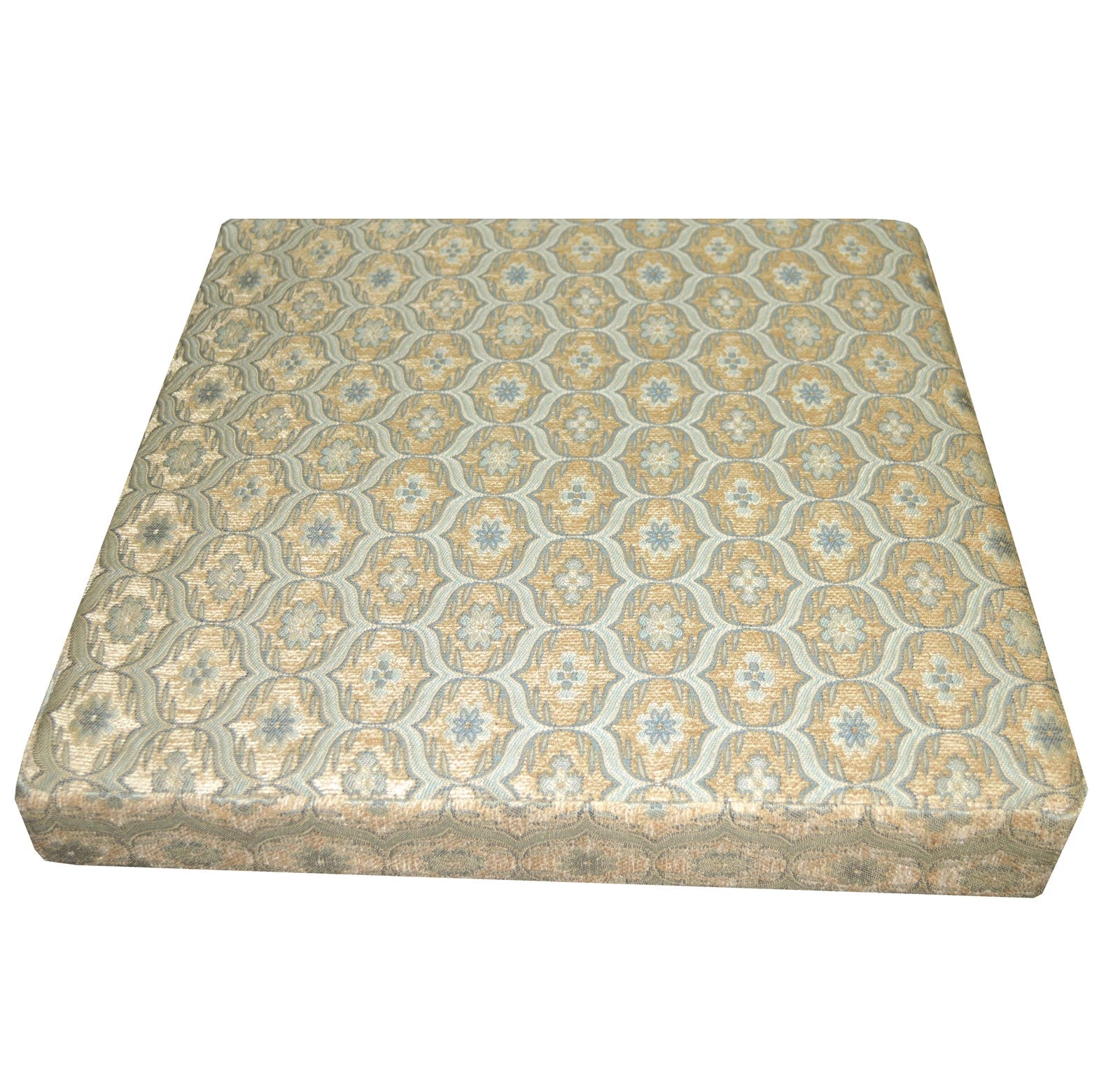 We64 -Light Blue Eye Flora Damask Bolster Case/Pillow/Sofa Seat Cushion Cover
