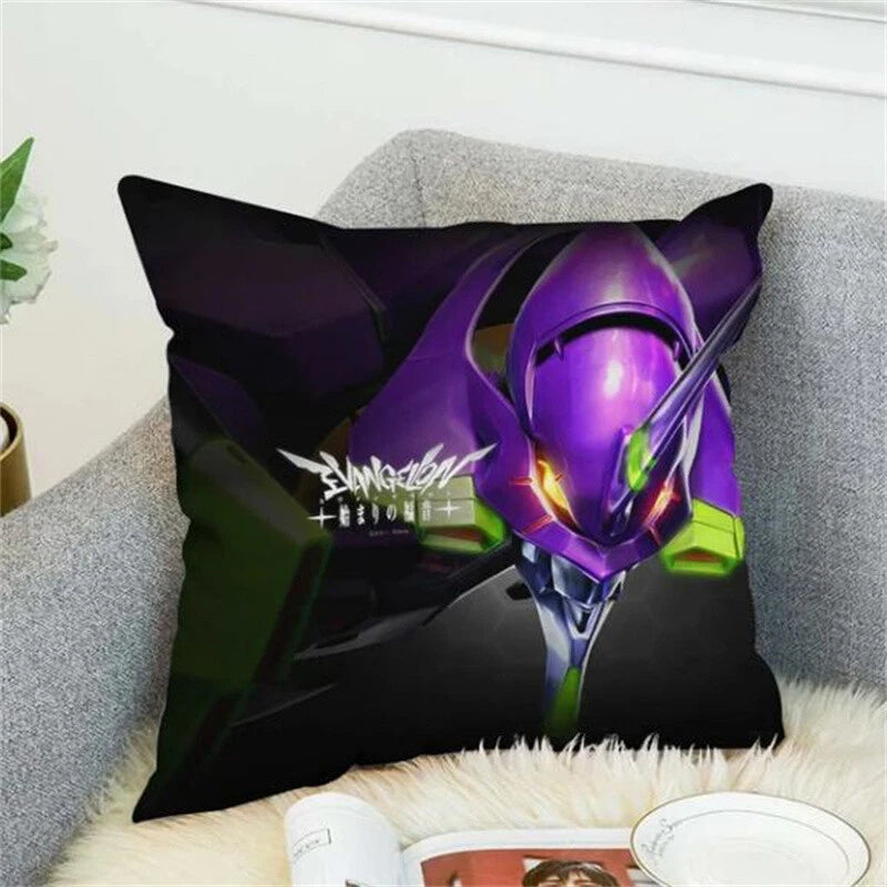 Decorative E-Evangelion Pillow Cover Sofa Cushions Pilow Cases Cushion Covers