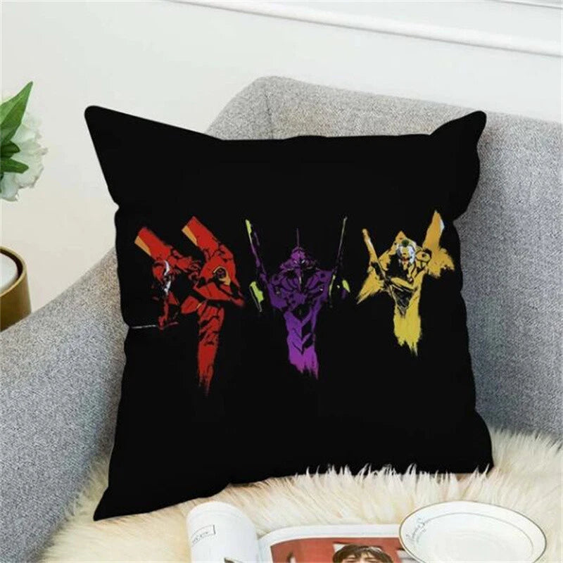 Decorative E-Evangelion Pillow Cover Sofa Cushions Pilow Cases Cushion Covers