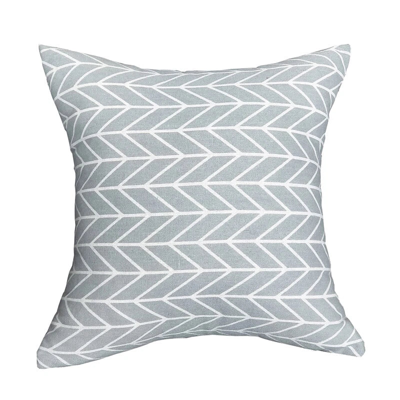 Geometric Cushion Cover Linen Throw Pillow Case Bed Sofa Car Decor 40/45/50cm