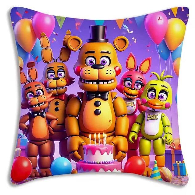 Horror Pillowcase Fnaf Square Cushion Pillow Cover Soft Sofa Car Bed Room Decor