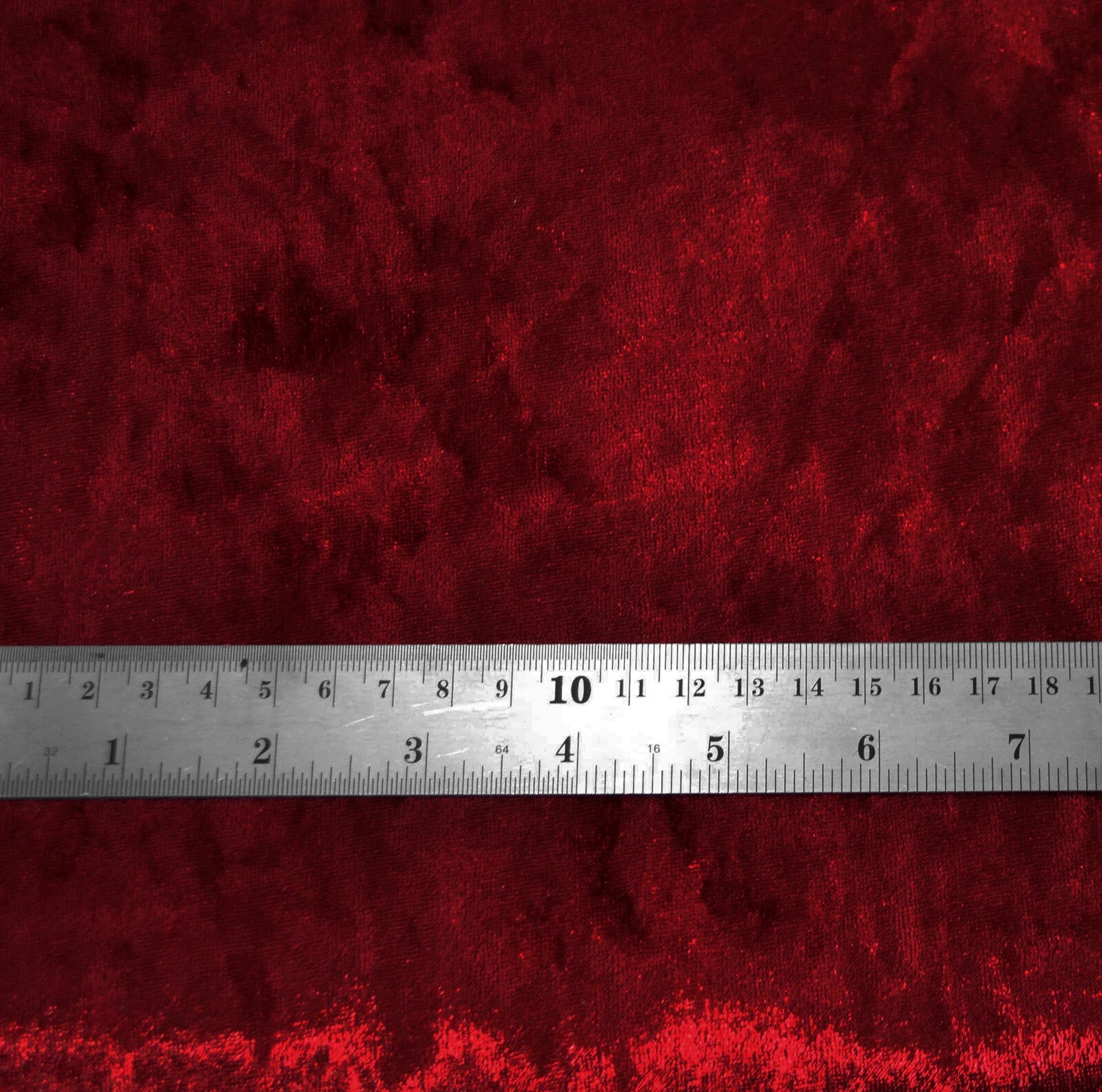 Mv27 B-Red Crushed Velvet Sofa Seat Patio Bench Box Cushion Bolster Cover/Runner
