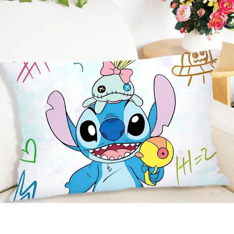 Stitch Pillowcase Room Bed Sleeping Pillowcase Living Room Sofa Cushion Cover
