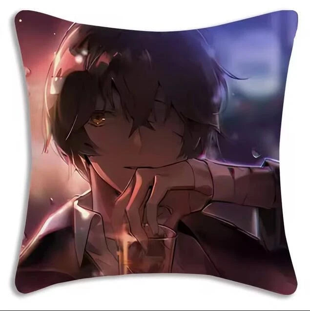 Bungou Stray Dogs Pillow Covers Sofa Decorative Home Printing Cute Cushion Cover