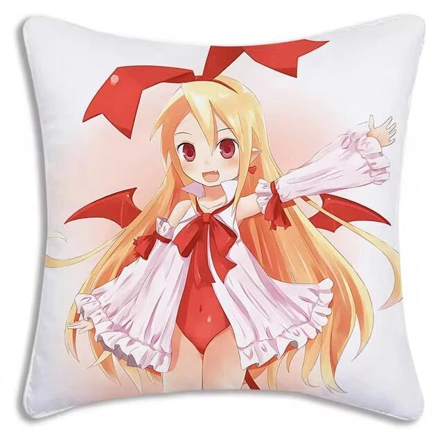 Black Eevee Throw Pillow Covers Cartoon Sofa Decor Home Printing Cushion Cover