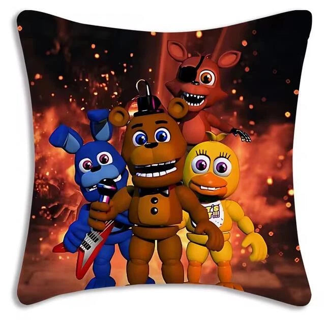 Horror Pillowcase Fnaf Square Cushion Pillow Cover Soft Sofa Car Bed Room Decor