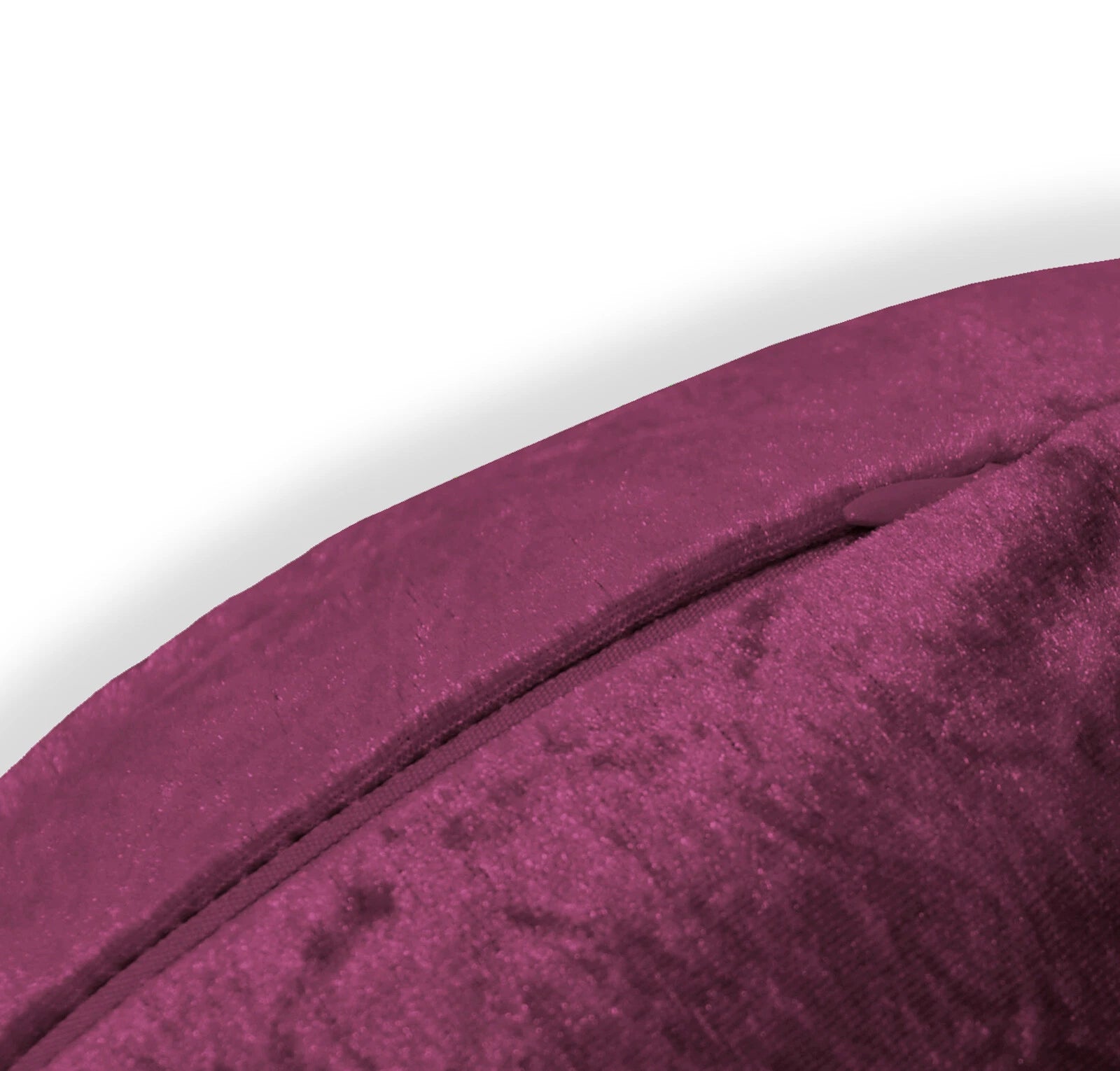 Mv13 Red-purple Crush Velvet Sofa Seat Patio Bench Cushion Bolster Cover/Runner