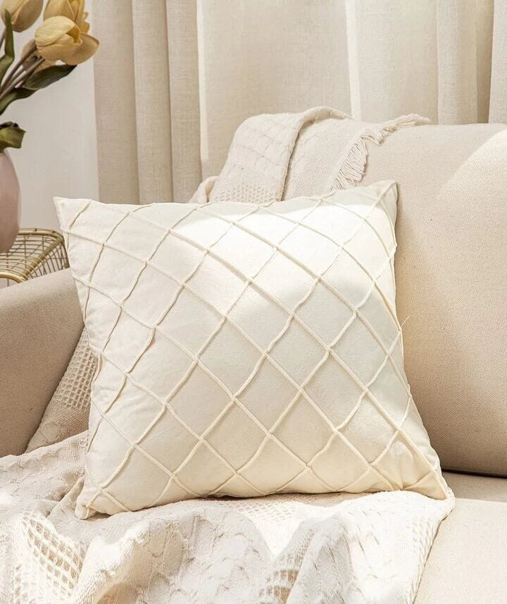 VeCushion Cover Decorative Pillowcase  for Home,Washable with Zip.