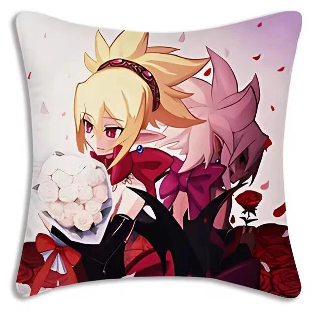 Black Eevee Throw Pillow Covers Cartoon Sofa Decor Home Printing Cushion Cover