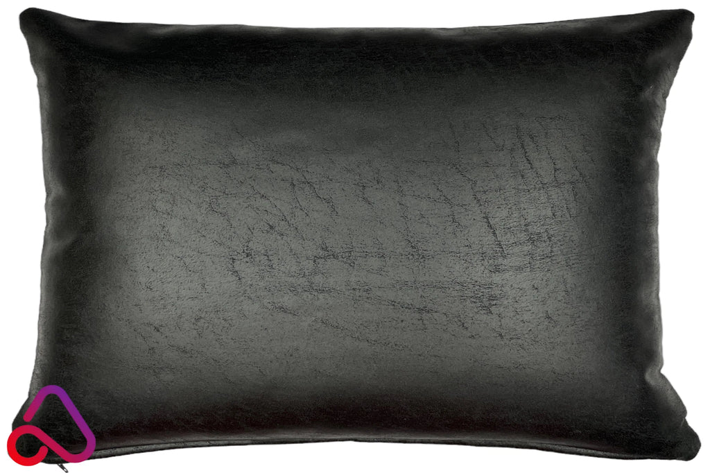 Rectangle Faux Distressed Leather Cushion Cover Pillow Case Sofa Bed Home Decor