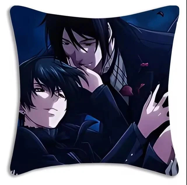 Cartoon Anime Manga Butler Pillow Covers Sofa Decor Home Printing Cushion Cover