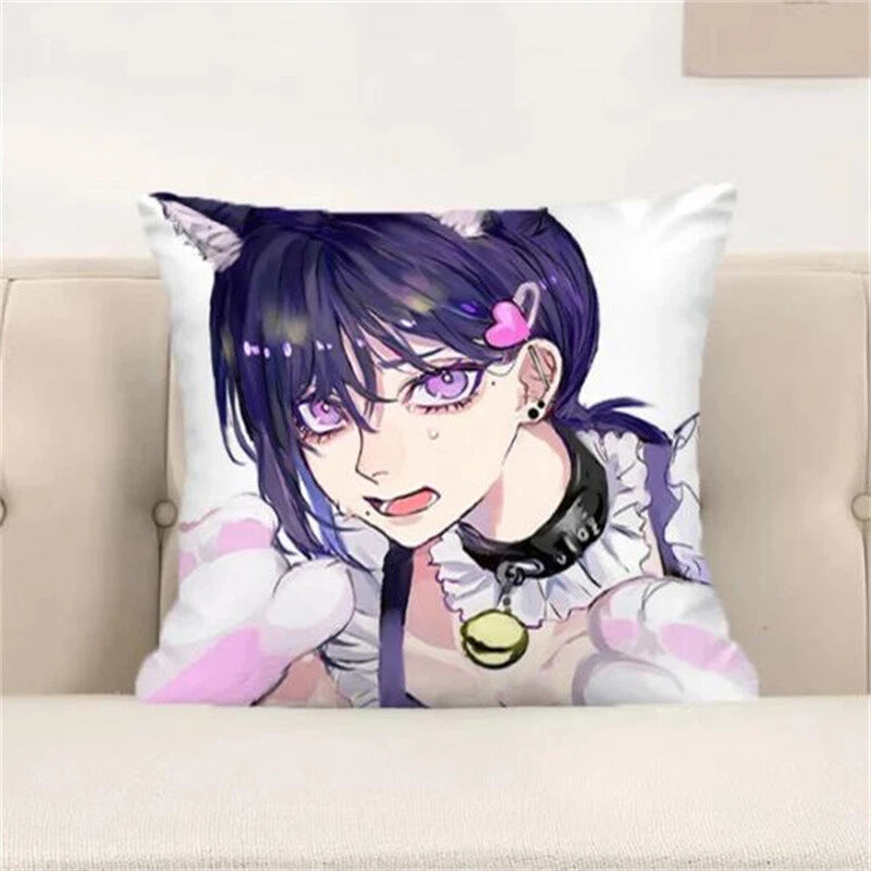 Pillow Covers Decorative Sofa Chainsaw Man Cushion Cover Pillows Cases Home
